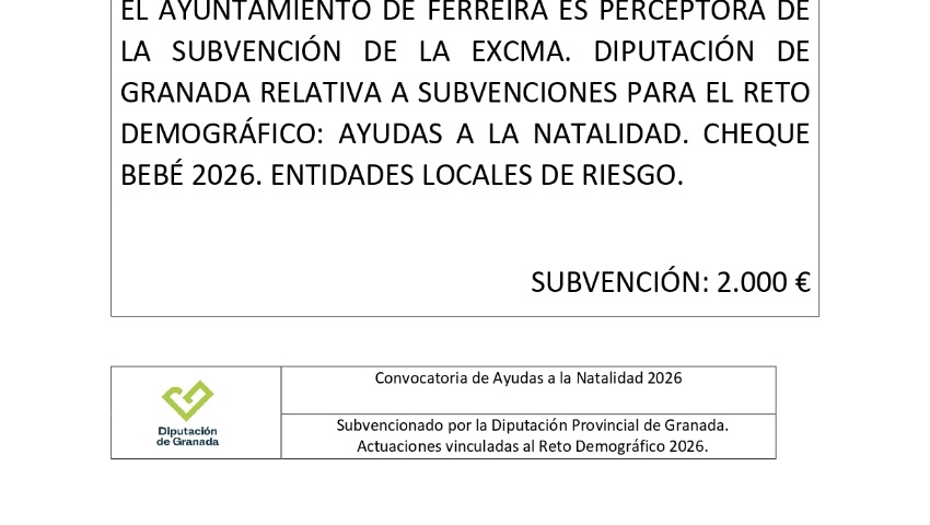 PROGRAMACIÓN DE ACTIVIDADES CULTURALES, FESTIVAS Y DEPORTIVAS FERREIRA – VERANO 2026 PROGRAMACIÓN DE ACTIVIDADES CULTURALES, FESTIVAS Y DEPORTIVAS FERREIRA – VERANO 2026