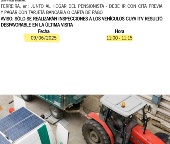 ITV MÓVIL PARA VEHÍCULOS AGRÍCOLAS, LUNES 9 JUNIO DE 11:00H. A 11:15H.