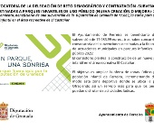 El Ayuntamiento, beneficiario de una subvención de la  Diputación de Granada de 17.083,99 euros para un nuevo parque infantil
