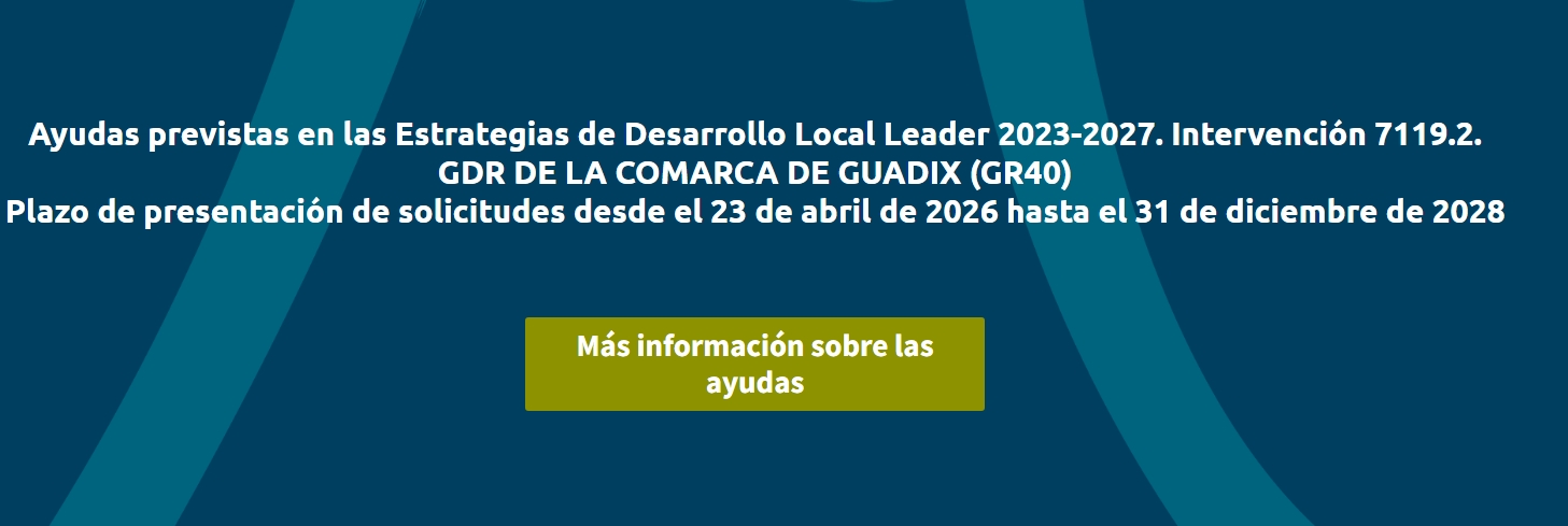 ABIERTO EL PLAZO DE SOLICITUD DE AYUDAS LEADER  2023-2027
